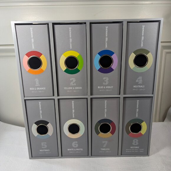 Sherwin Williams ColorSnap Portable Color Folio Paint Swatch Sample cube storage - Picture 11 of 13